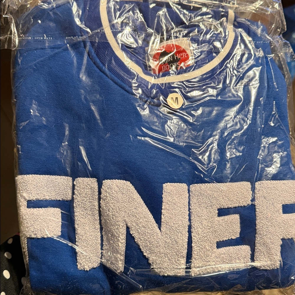 Blue Graphic Sweatshirt